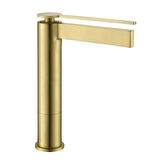 FONTANA YÜKSEK LAVABO BATARYASI (FIRÇALANMIŞ ALTIN) FJ-6022
