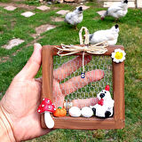 Tavuk Figürlü Şirin Mutfak Dekoru