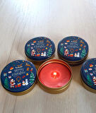 2li Yılbaşı Hediyelik  Yasemin Kokulu Mum