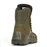 1490 Vogel Fermuarsız Waterproof Haki Askeri Bot