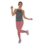 MuscleCloth Performance Spor Atlet Gri