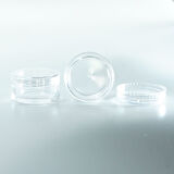 25 ADET BOŞ PLASTİK AKRİLİK KREM AMBALAJI, 5 ML, ŞEFFAF