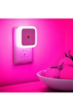 Fotoselli Led Gece Lambası, Amber Renk Sensörlü Gece Lambası, 1 Watt Amber Renk Led Gece Lambası