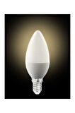 1 Adet Çok Kaliteli E14 Duy 7 Watt, 3000 Kelvin Led Ampul, Gün Işığı Renkli E14 Duy Led Avize Ampulü