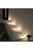  5 Watt Gün Işığı, Siyah Kasa, Sensörsüz Merdiven, Basamak, Koridor, Hol, Antre Armatürü, Led Armatür