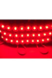 10 Adet 5 Watt Kırmızı Işık IP65 Modül Led, 10 Adet Magnetli, Çok Kaliteli Kırmızı Işık Modül Led