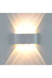  10 Watt, Gün Işığı Led Armatür, Modern Işık Desenli Aplik, Haiti Desen Armatür, İç Dış Mekan Aplik