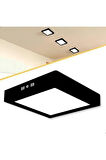 18 Watt Kare Metal Kasa 3200 Kelvin Ultra Kaliteli Sıva Üstü Led Tavan Armatürü, Sıva Üstü Led Panel