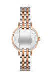 Ferro FL21252A-E Quartz Çelik Rose/Gri 34 mm Kadın Kol Saati