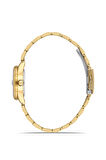 Ferro FL21618AWT-B Quartz Çelik Altın Rengi Beyaz Kadran 28 mm Kadın Kol Saati
