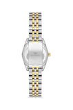 Ferro FL21618AWT-D6 Quartz Çelik Altın/Gri Yeşil Kadran 28 mm Kadın Kol Saati