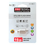 16 gb Otg Micro Metal Usb Bellek Gri