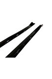 Seat Cordoba Uyumlu 1993-2003 Flaplı Yan Marşpiyel Eki 8 Parça Piano Black