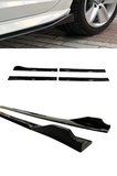 Citroen Xm Uyumlu Flaplı Yan Marşpiyel Eki 8 Parça Piano Black