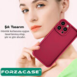 Forzacase iPhone 12 uyumlu Flex Serisi Kamera Korumalı Darbeye Dayanıklı Silikon Kılıf