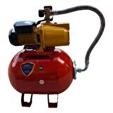 JET 100M 1 HP 5 Kat 6 Daire 24 LT Yatık Tank Kitli Paket Hidrofor