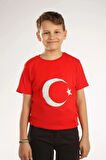 Dode Flora Çocuk Ay Yıldız Hilal Baskılı Tişört
