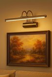 Sarjlı LED Flüt Resim Aplik | 8W | 3200K Gün Işığı | 50cm | Duvar Tipi Ayna/Tablo Dekoratif Işık