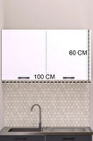 100 CM EMİLY MUTFAK ÜST MODÜL ANTRASİT