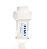 AQUAFLY ŞOFBEN FİLTRESİ METAL KAFALI KiREC ÖNLEYİCİ ŞOFBEN FiLTRESİ GİRİŞ ÇIKIŞ 1/2