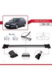 Skoda Octavia (1Z) 2004-2012 Arası ile Uyumlu FLY Model Ara Atkı Tavan Barı GRİ