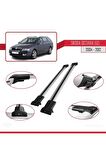 Skoda Octavia (1Z) 2004-2012 Arası ile Uyumlu FLY Model Ara Atkı Tavan Barı GRİ