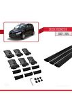 Skoda Roomster 2007-2015 Arası ile Uyumlu FLY Model Ara Atkı Tavan Barı SİYAH 3 ADET BAR