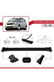 Toyota Corolla Verso (AR10) 2002-2003 Arası ile Uyumlu FLY Model Ara Atkı Tavan Barı SİYAH
