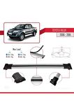 Toyota Hilux 2006-2016 Arası ile uyumlu FLY Model Ara Atkı Tavan Barı GRİ
