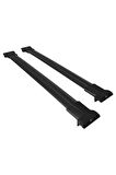 Toyota Land Cruiser Prado 125 2007-2009 Arası ile FLY Model Ara Atkı Tavan Barı SİYAH