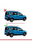 Dacia Dokker 2012 ve Sonrası ile Uyumlu FLY Model Ara Atkı Tavan Barı SİYAH