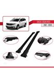 Dacia Logan MCV 2012-2020 Arası ile Uyumlu FLY Model Ara Atkı Tavan Barı SİYAH