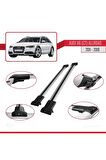 Audi A6 (C7) Allroad 2011-2018 Arası ile uyumlu FLY Model Ara Atkı Tavan Barı GRİ