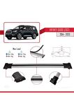 Infiniti QX80 Z62 2014-2023 Arası ile Uyumlu FLY Model Ara Atkı Tavan Barı GRİ