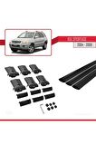 Kia Sportage 2004-2009 Arası ile Uyumlu FLY Model Ara Atkı Tavan Barı SİYAH 3 ADET BAR