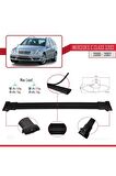 Mercedes C Class (S203) 2000-2007 Arası ile uyumlu FLY Model Ara Atkı Tavan Barı SİYAH