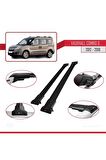 Vauxhall Combo D 2012-2018 Arası ile Uyumlu FLY Model Ara Atkı Tavan Barı SİYAH