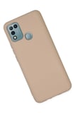 Newface İnfinix Hot 10 Play Kılıf Nano içi Kadife Silikon - Pudra