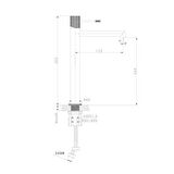 FONTANA YÜKSEK LAVABO BATARYASI (KROM)