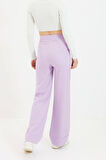 Kadın Yeni Moda Geniş Paça Uzun Boy Dokuma Wide Leg Geniş Paça Pantolon