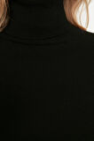 Kadın Moda Şık Regular Balıkçı Yaka Uzun Kol Düz Basic Balıkçı Yaka Triko Kazak