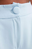 Kadın Yeni Moda Geniş Paça Uzun Boy Dokuma Geniş Paça Wide Leg Pilili Pantolon