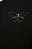 Kadın Tesettür Regular Bisiklet Yaka Standart Kol Regular Yırtmaç Detaylı Baskılı Örme Sweatshirt