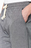 Erkek Yeni Moda Dar Paça Regular Boy Dokuma Regular Fit Lastik Belli Kumaş Pantolon