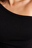 Yeni Fit Casual Günlük Kaşkorse Örme Degaje Yaka Uzun Kol Bodycone Mini Boy Büyük Beden Elbise