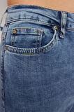 Kadın Moda Şık Kot Pantolon Dar Paça Uzun Boy Denim Yüksek Bel Skinny Jeans