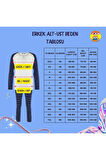 Erkek Pamuk Polyester Gömlek Yaka Uzun Kol Regular Fit Ekose Dokuma Pijama Takımı