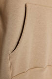 Kadın Oversize Kapüşonlu Standart Kol Standart Kalın Polarlı Baskılı Geniş Kalıp Örme Sweatshirt