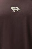 Yeni Sezon Oversize Pamuklu Bisiklet Yaka Kısa Kol Hayvan Desenli Desenli Günlük Büyük Beden T-Shirt