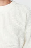 Kadın Moda Şık Crop Bisiklet Yaka Uzun Kol Düz Super Crop Basic Triko Kazak